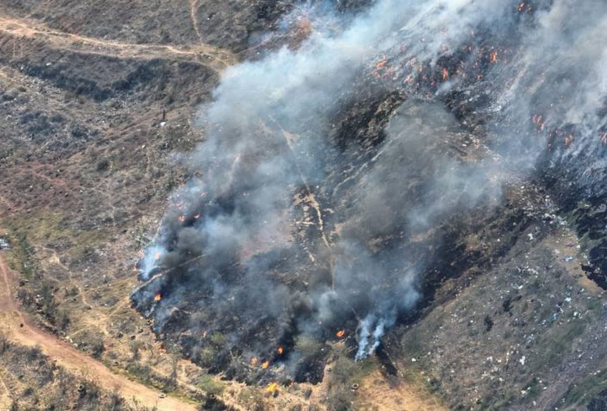 Incendio en El iztete