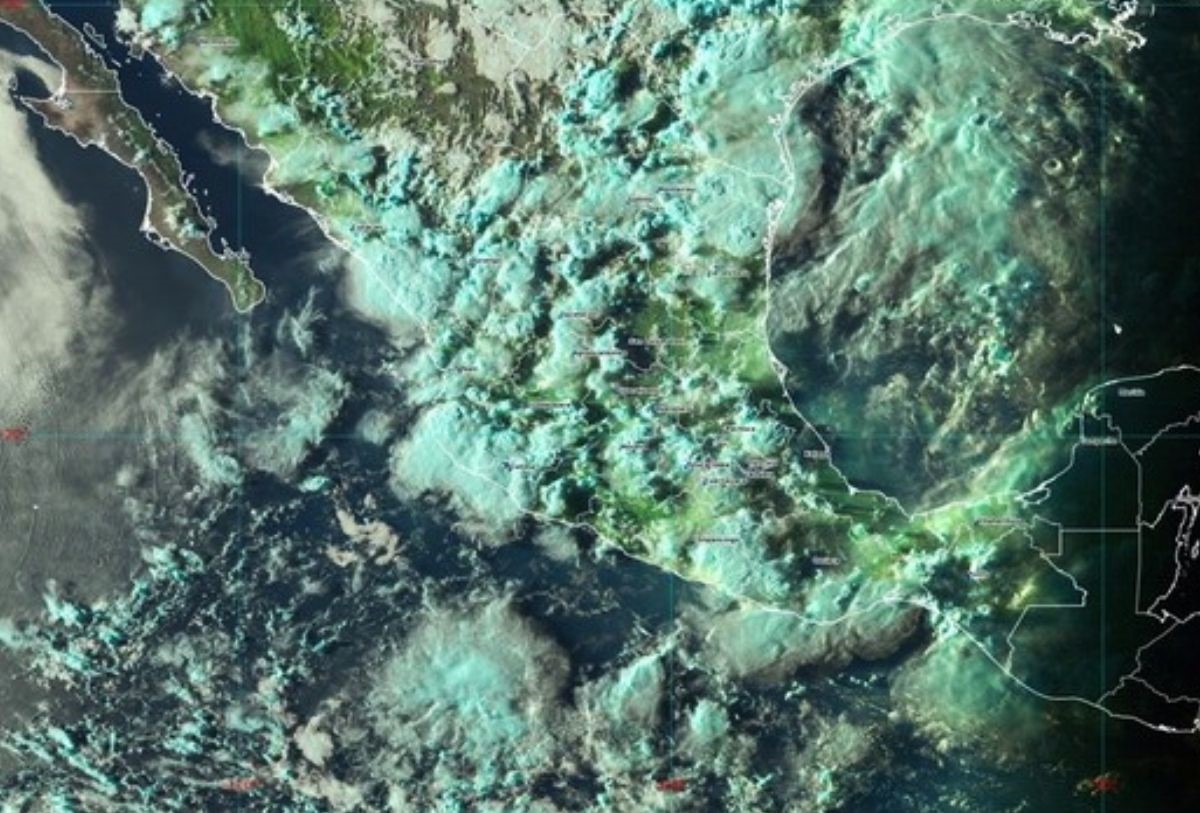 Mapa de frente frío 1 en México