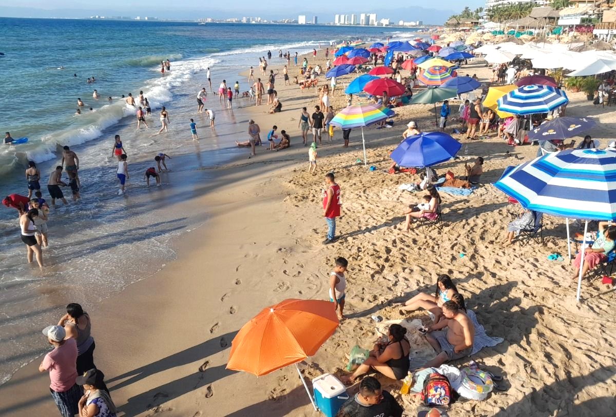 Turistas en Vallarta