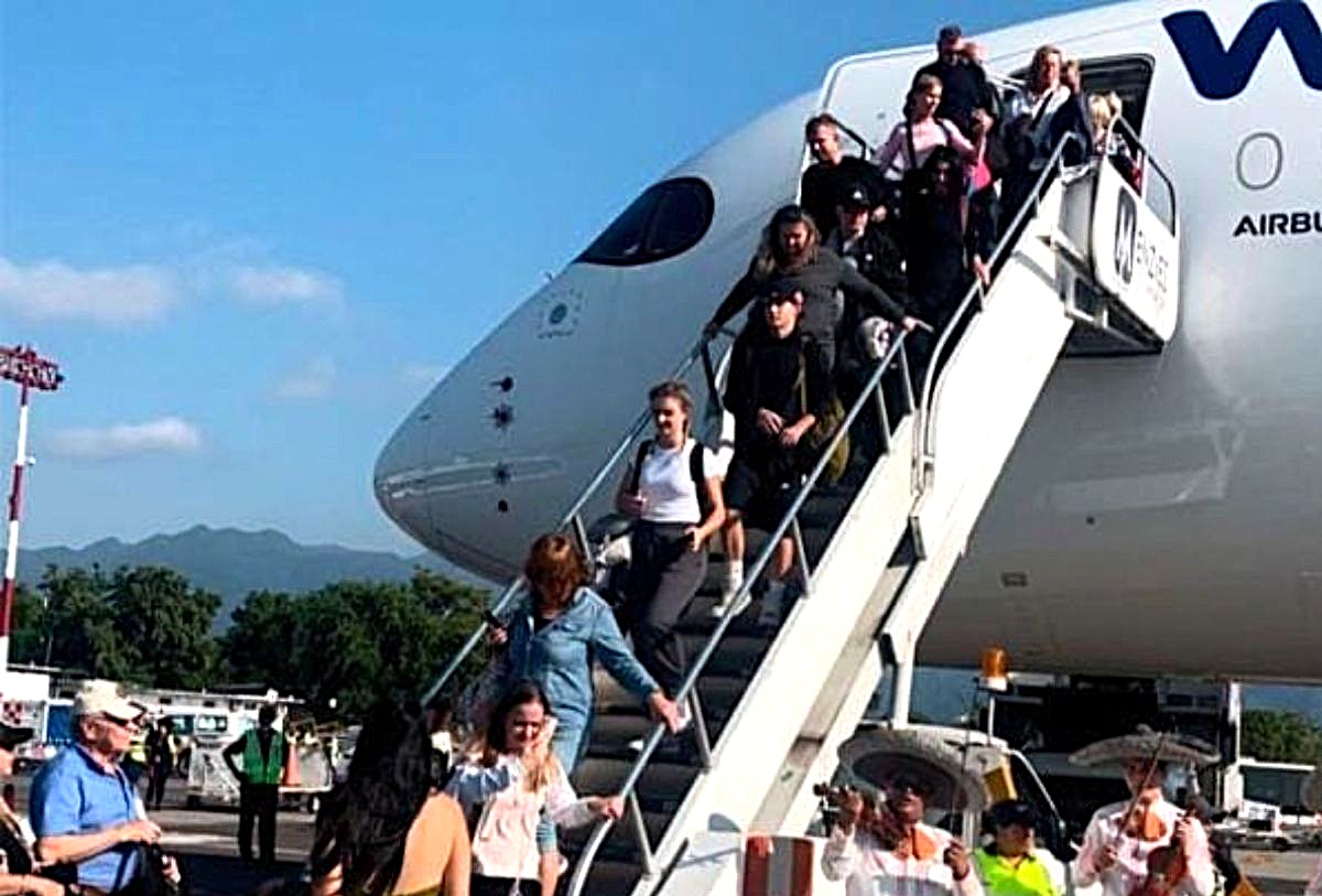 Pasajeros del aeropuerto de Puerto Vallarta