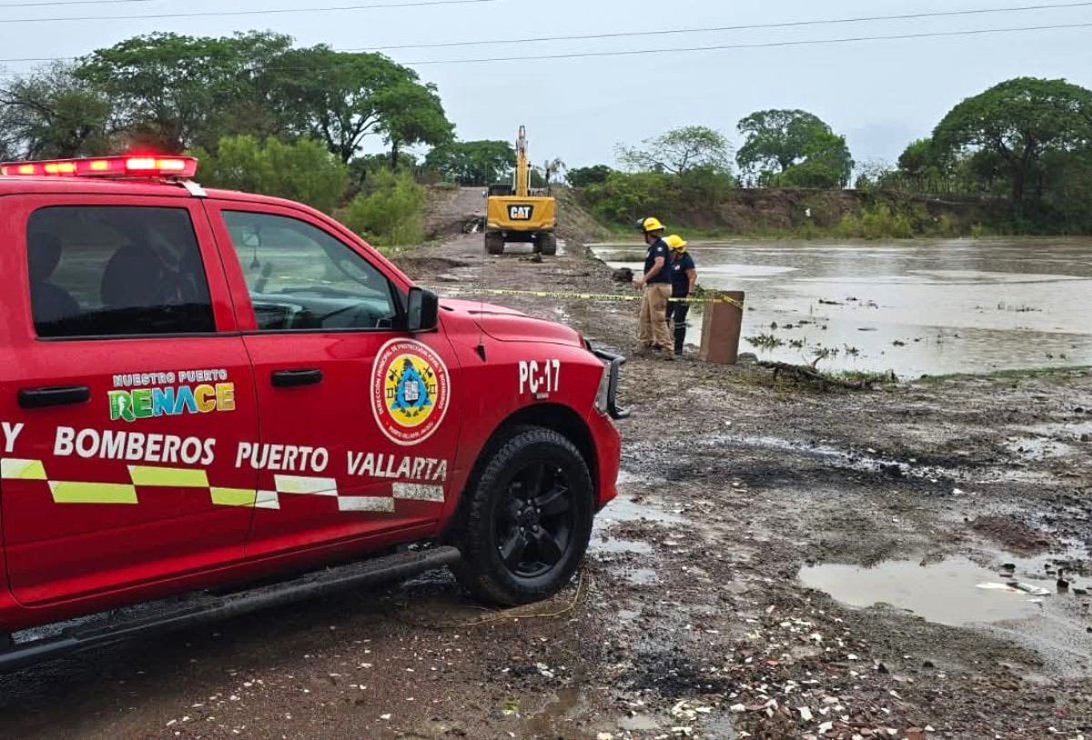 Lluvias causan alerta en Puerto Vallarta
