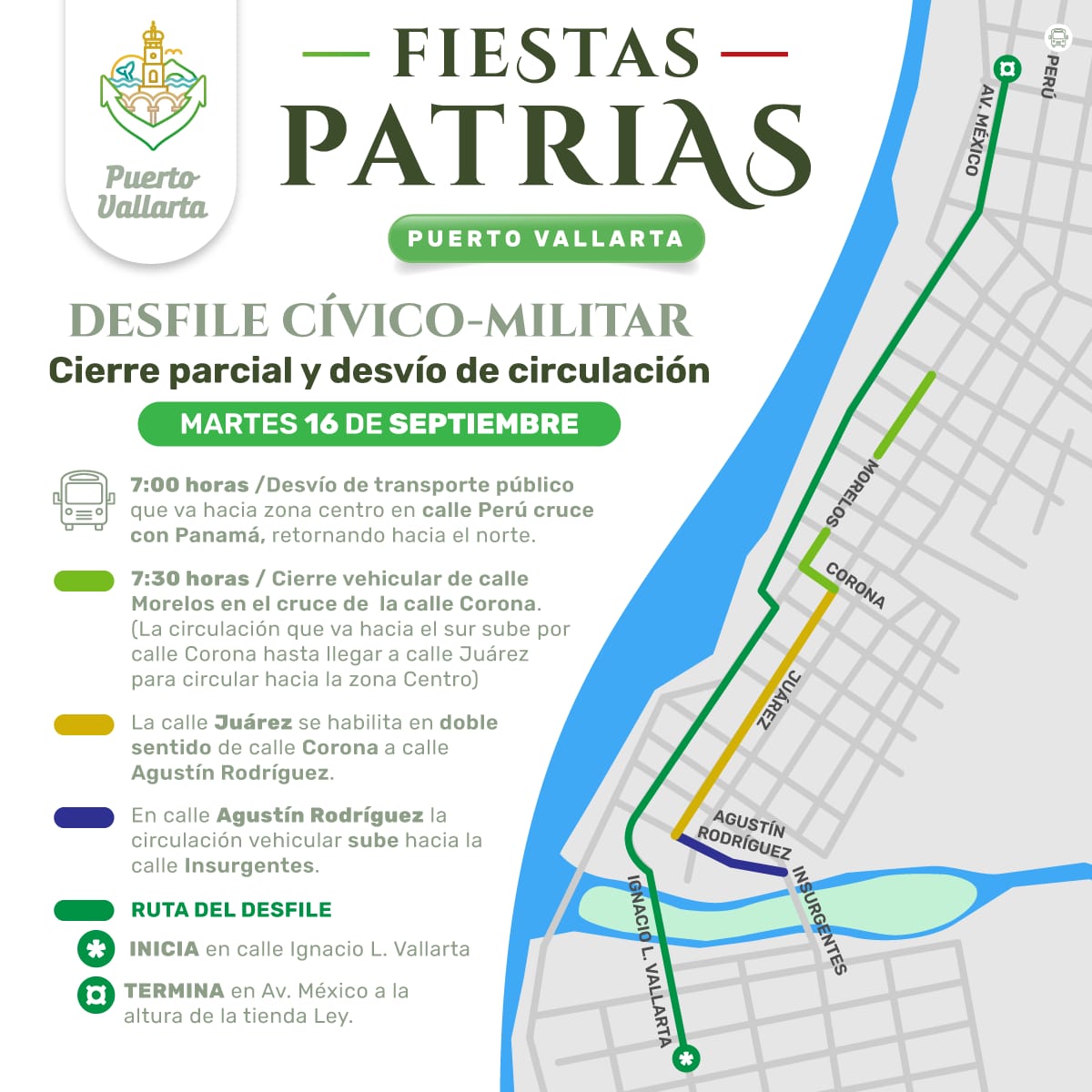 OPERATIVO VEHICULAR POR DESFILE