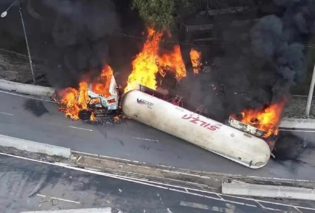 pipa que explotó en Iztapalapa