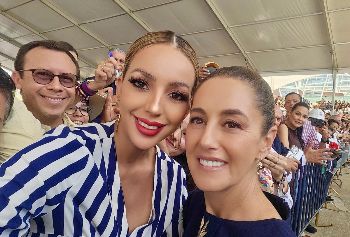 yussara canales con la presidenta claudia sheinbaun