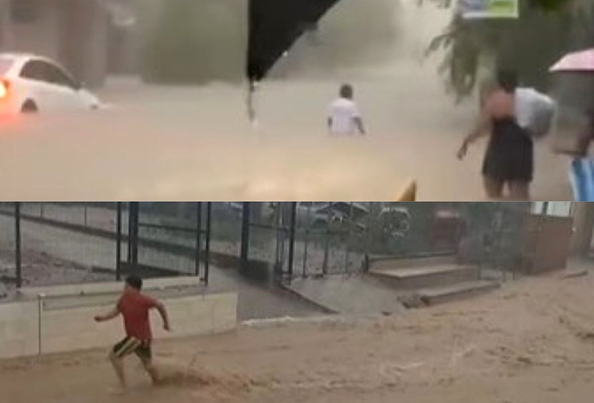 Inundación por lluvias en Ixtapa, Puerto Vallarta