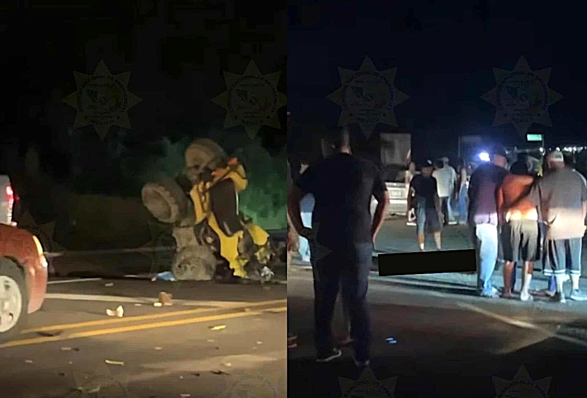 Accidente vial en Capomo, Nayarit