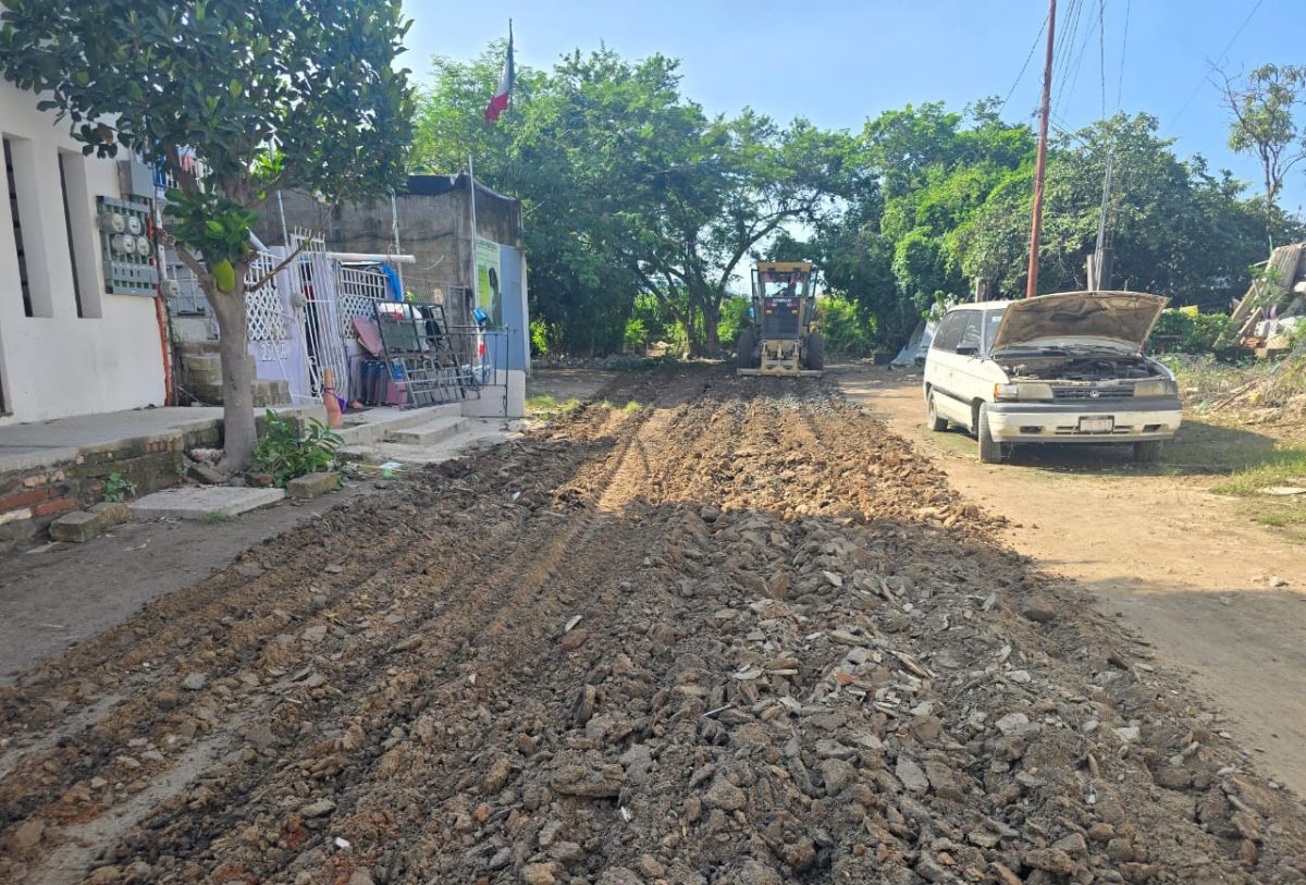reparacion de calles afectadas por lluvias