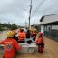 Rescate a personas tras inundción en Puerto Vallarta