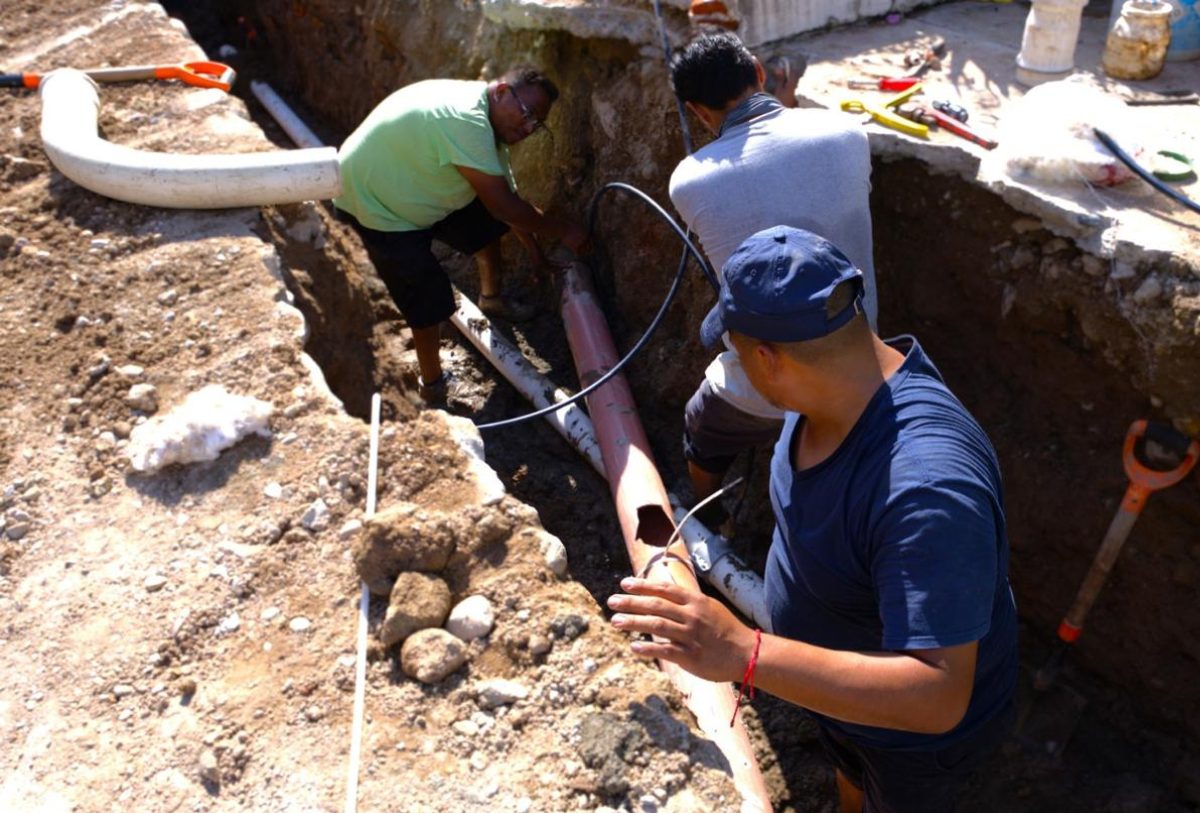 OBRA PARA REPARACION DE TUBERIAS DE AGUA POTABLE