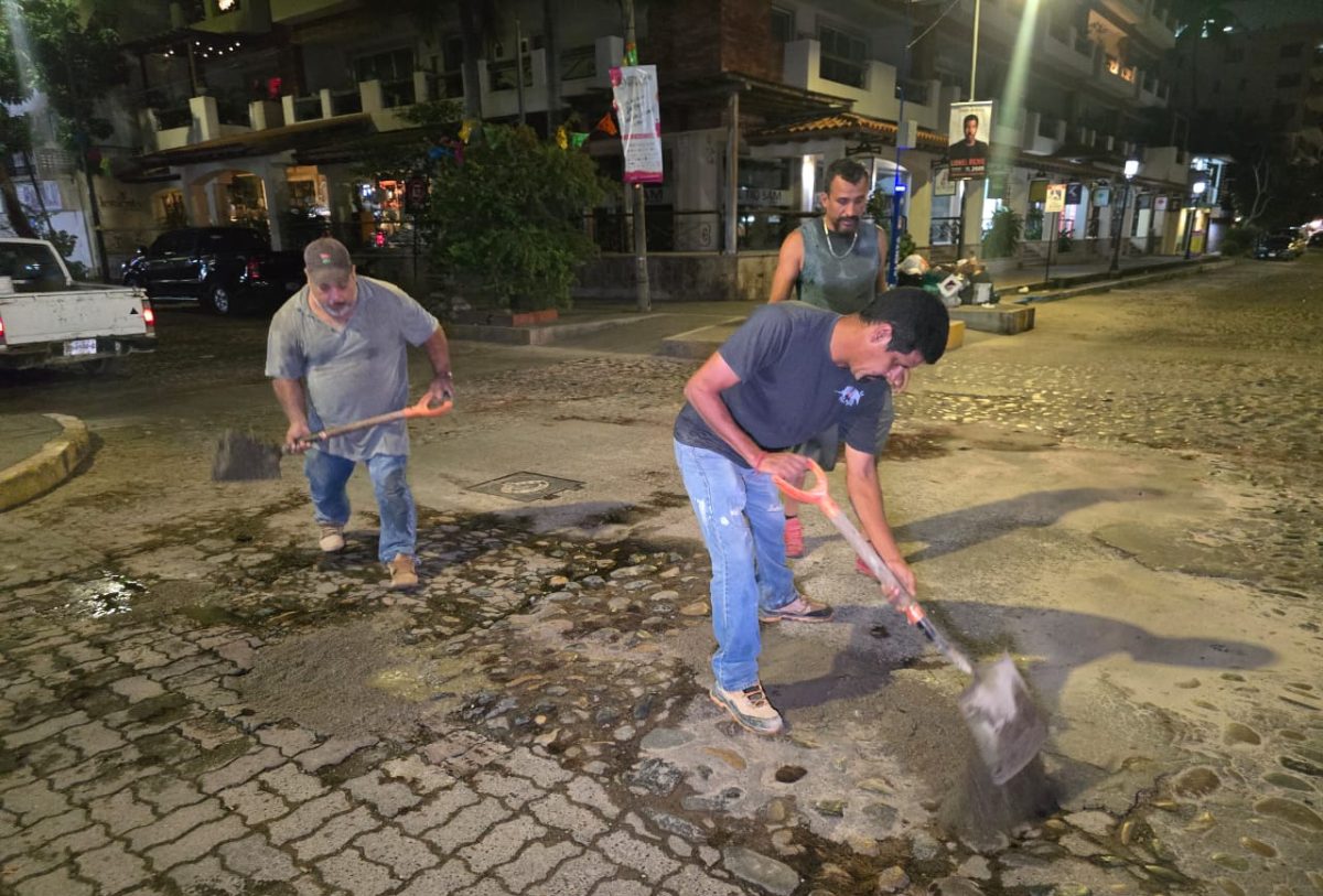reparacion de calles en puerto vallarta