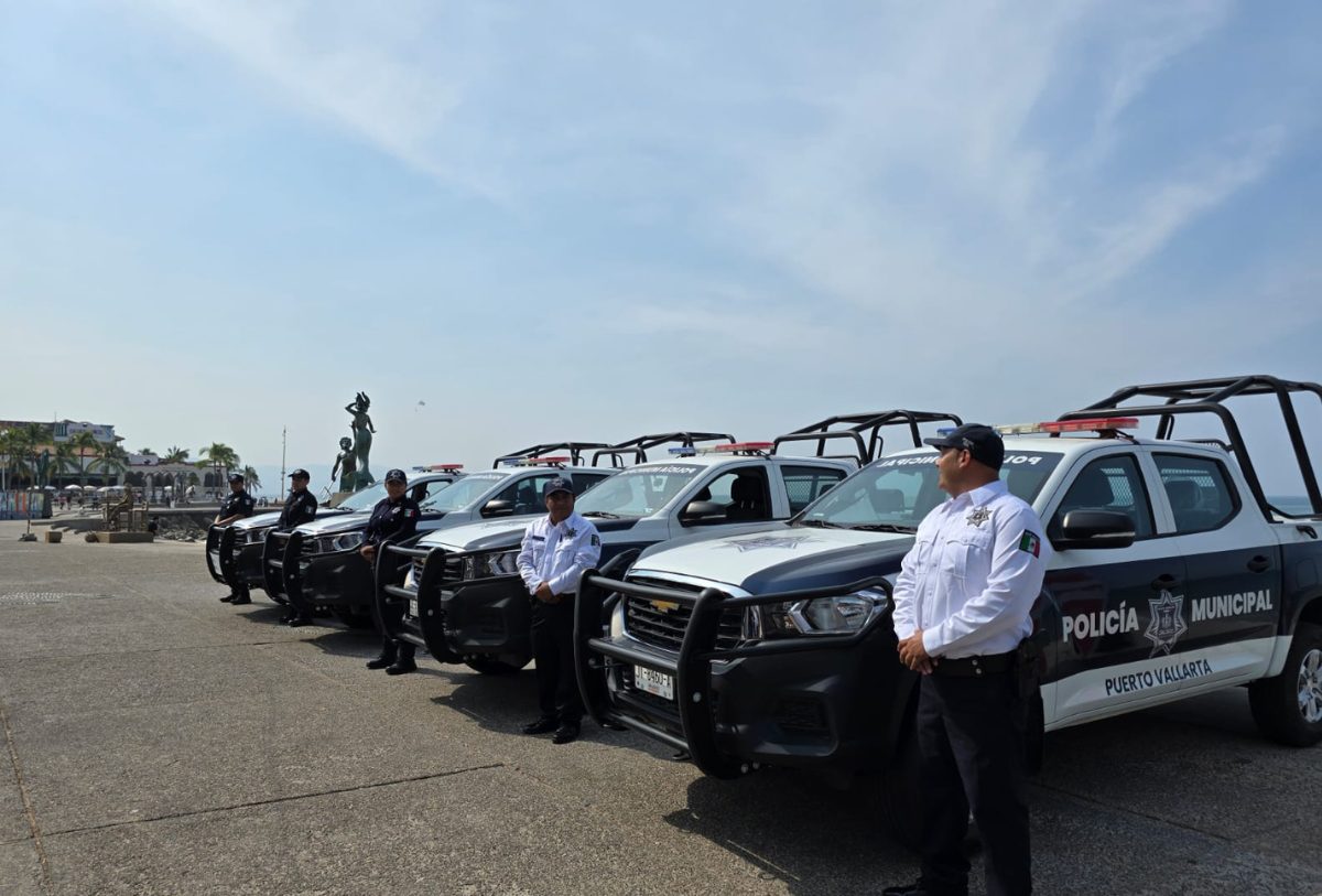 patrullas entregadas para la seguridad publica en puerto vallarta