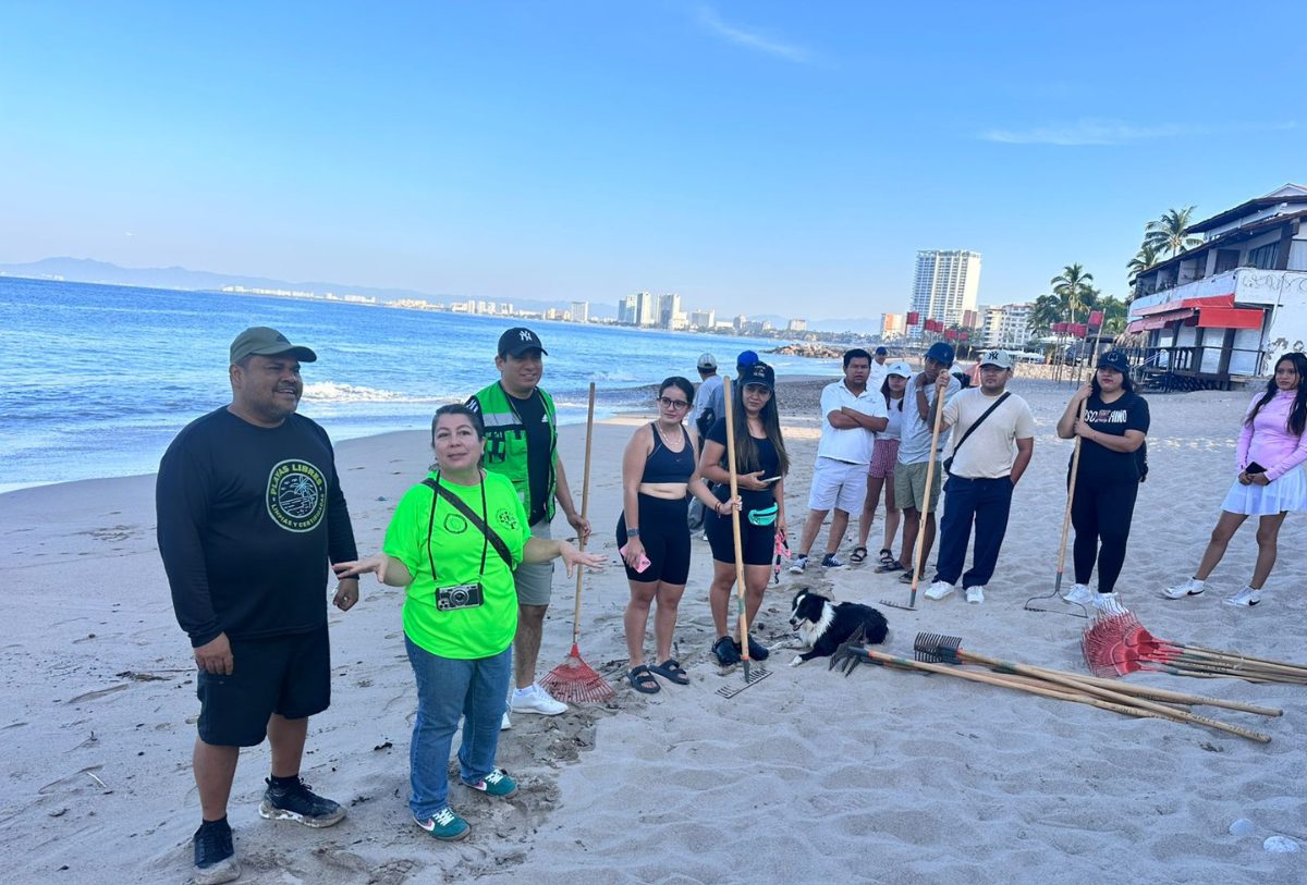 Puerto Vallarta se reúne para limpiar la Playa Camarones