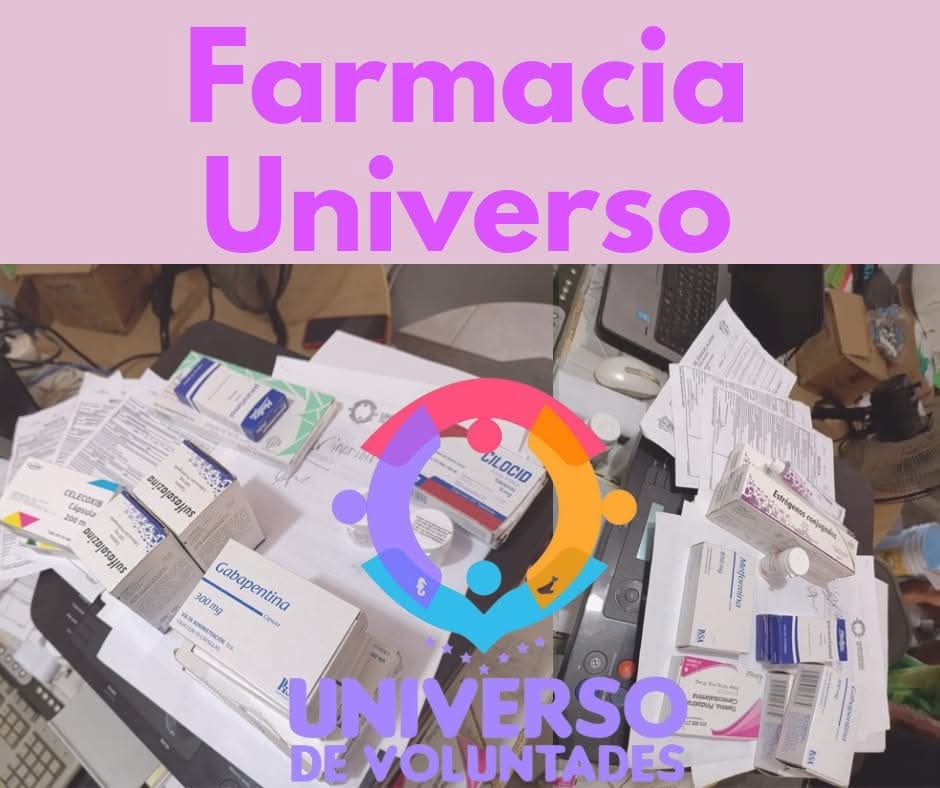 "Universo de Voluntades", comedor y farmacia