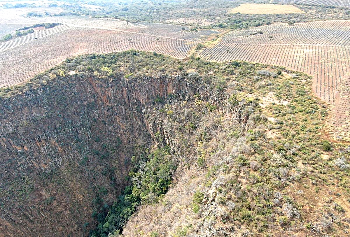 El Salto del Nogal, en Tapalpa, Jalisco