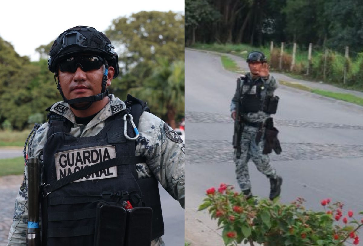 elementos de la Guardia Nacional en Puerto Vallarta