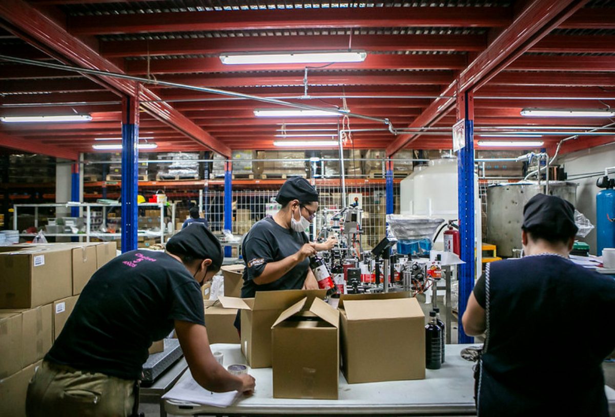 personal de una empresa trabajando