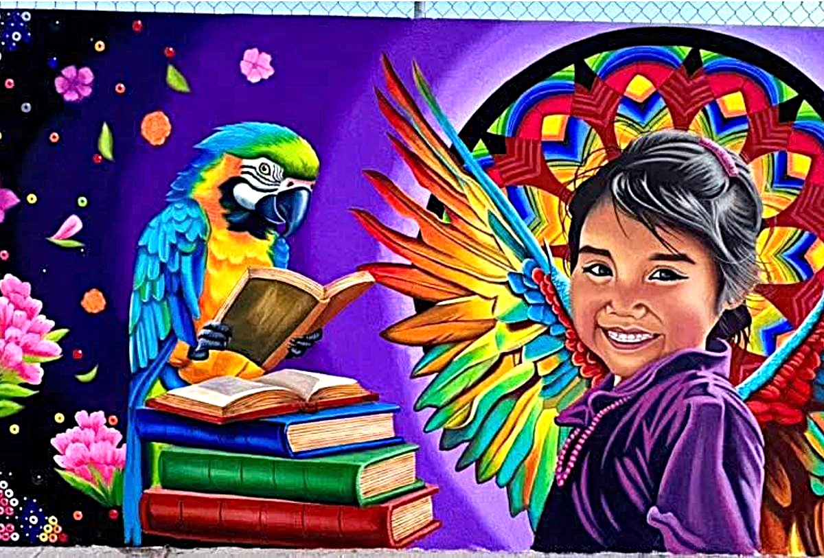 Murales en calle de Bahía de Banderas