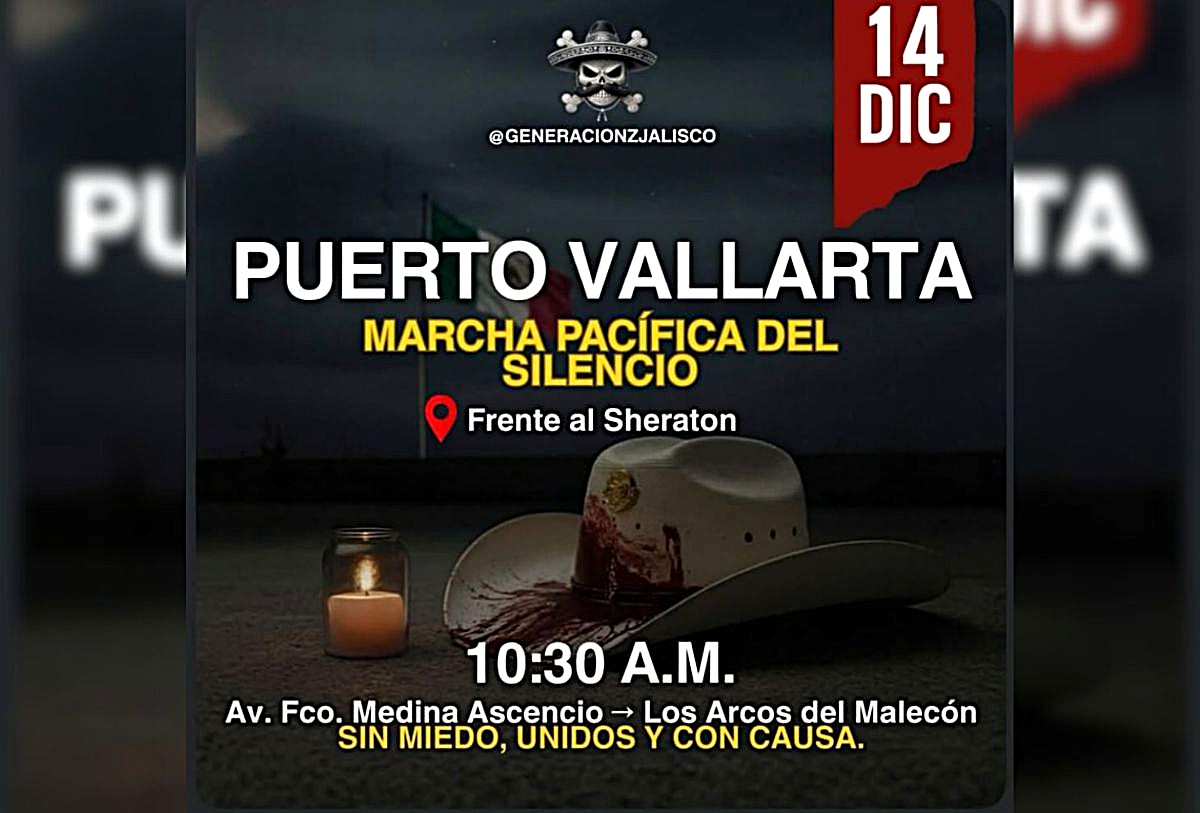 Convocatoria a la Segunda Marcha del Silencio en Puerto Vallarta