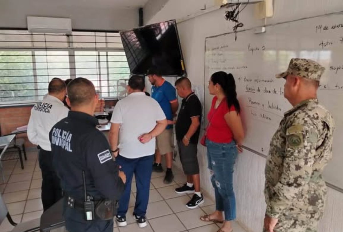 seguridad en salon de escuela