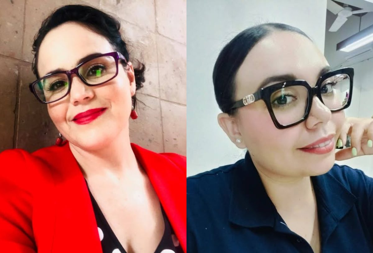 Karina Macías y Brenda Beltrán personal del ayuntamiento