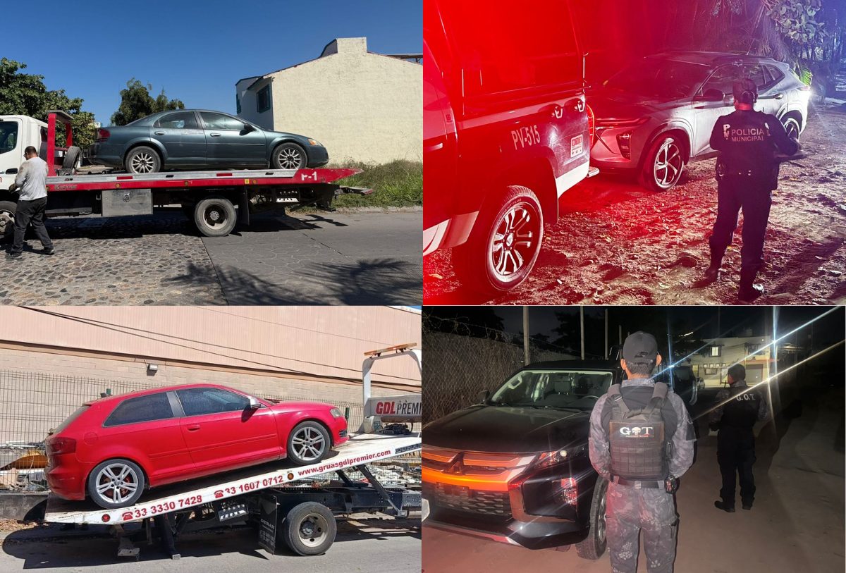 4 fotos de carros robados