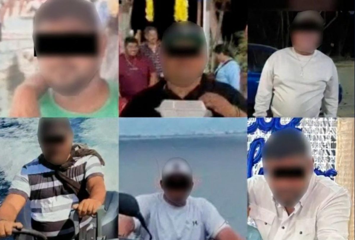 hombres con la cara tapada