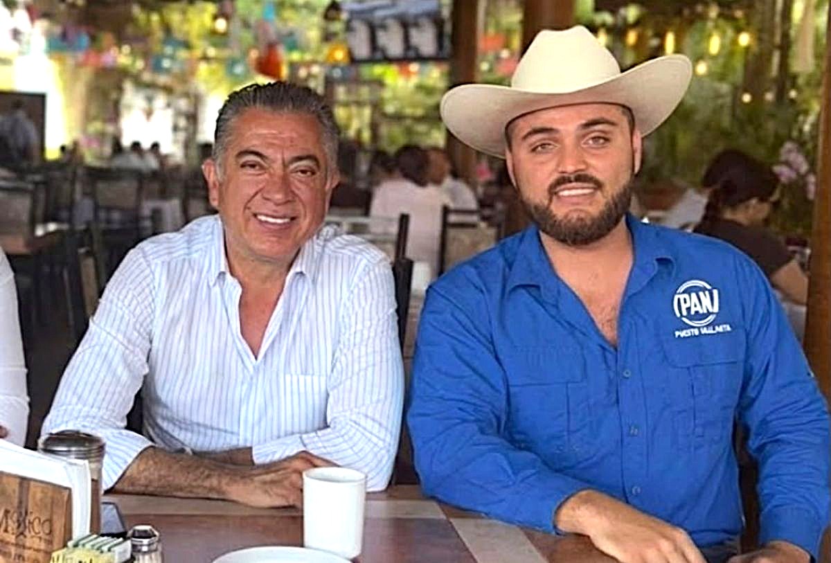 Alfonso Bernal y Juan Calderón del PAN Vallarta