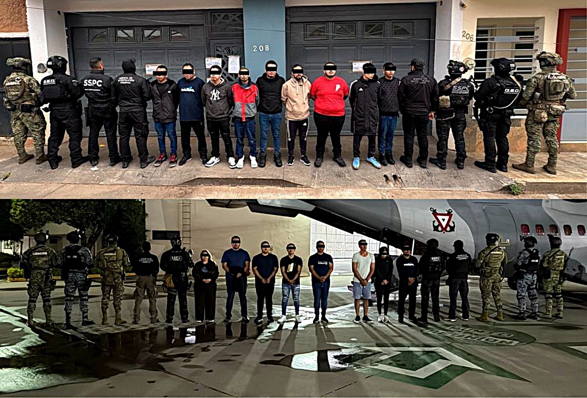 Integrantes del CJNG detenidos