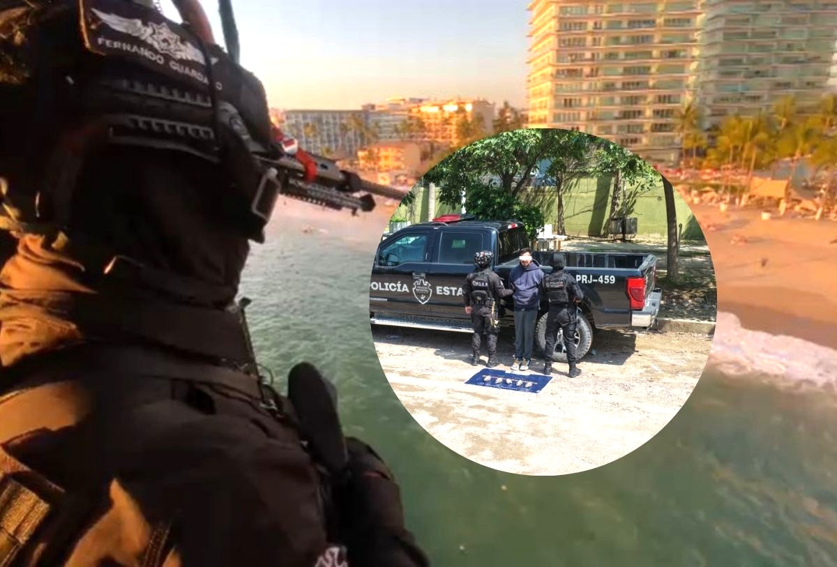 Policía de Jalisco detiene a fugitivo de EU en Vallarta