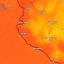 Mapa de calor y altas temperaturas en Jalisco