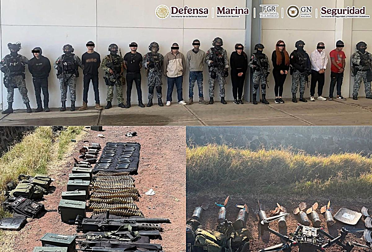 Criminales detenidos en Michoacán