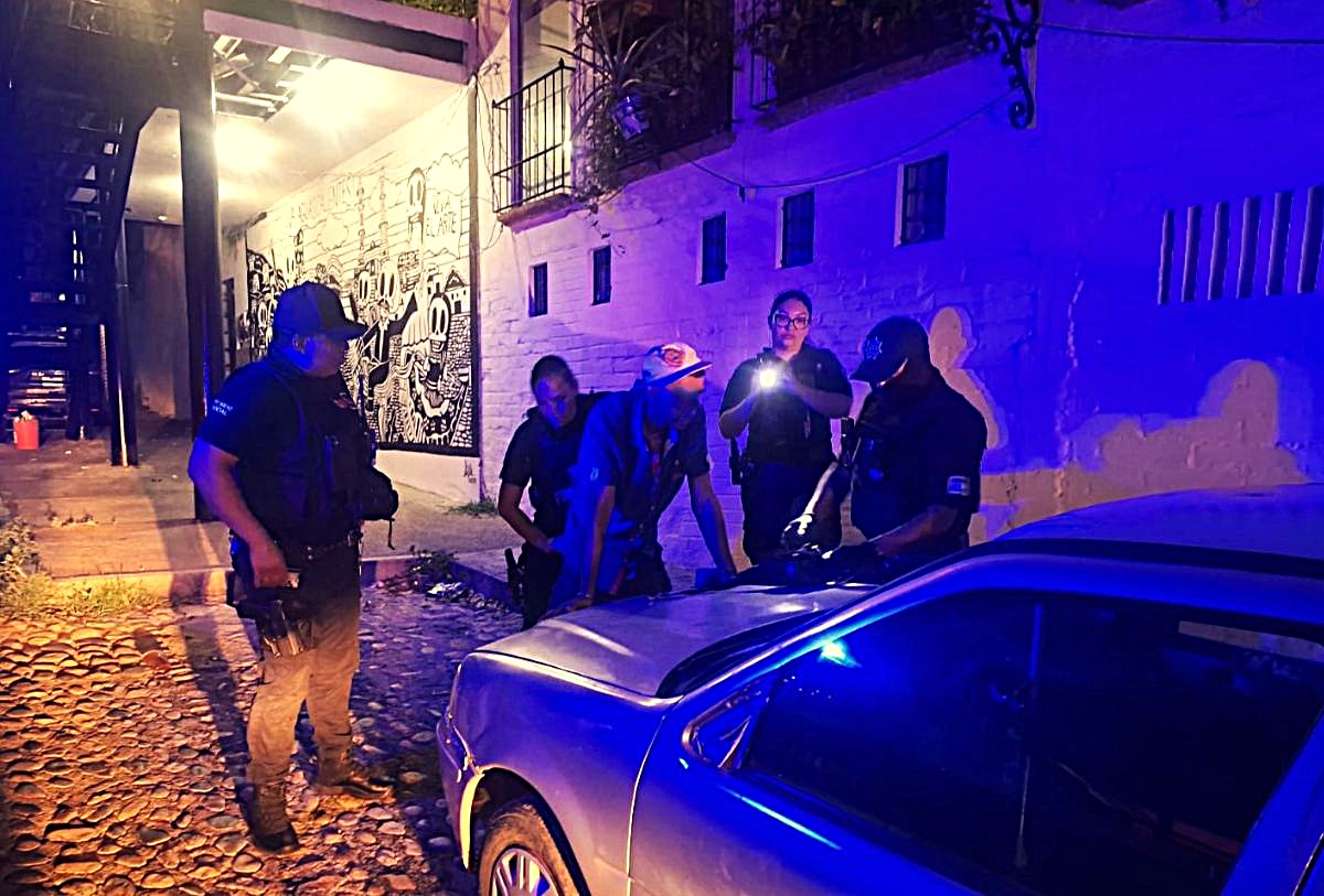 Operativo de seguridad en Vallarta