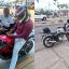 Motociclistas con casco en Bahía de Banderas