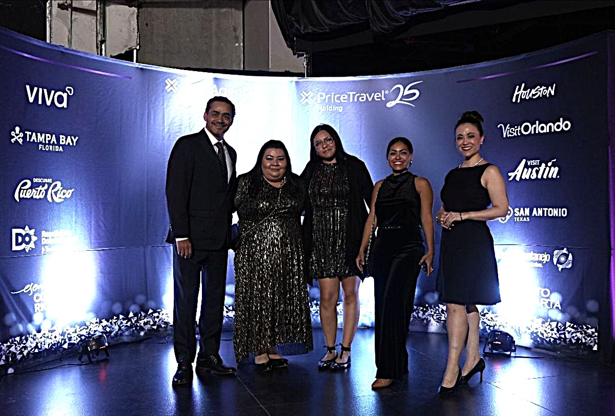 Autoridades del Fideicomisod e Turismo de Puerto Vallarta en el PriceAgencies Awards 2026