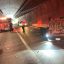 Coche vuelca en el túnel de Vallarta