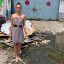 Yussara Canales con agua sucia
