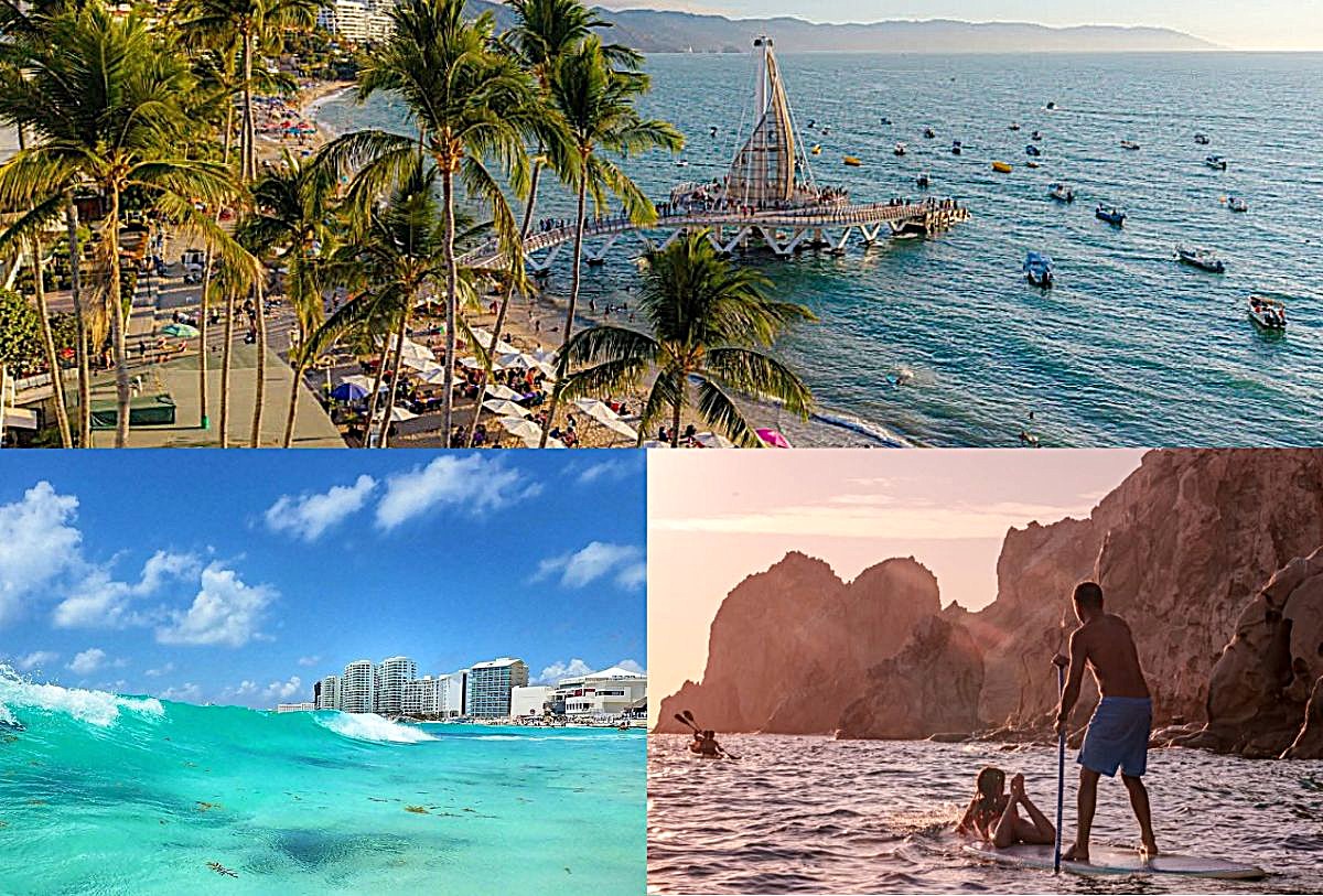 Caída de pasajeros en Vallarta, Cancún y Los Cabos