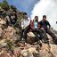 Personas en el Nevado de Colima