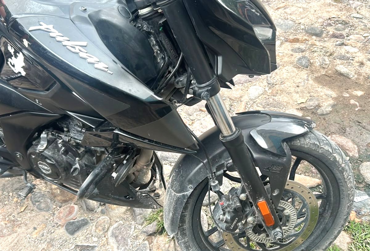 Motocicleta asegurada en Puerto VALLARTA