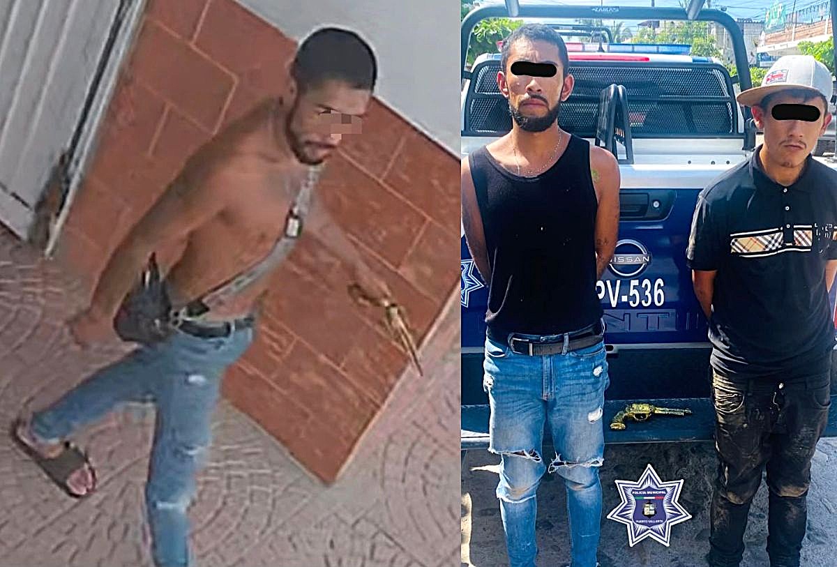 Sujetos armados detenidos en Puerto Vallarta