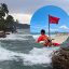 Bandera roja en Puerto Vallarta y Cabo Corrientes