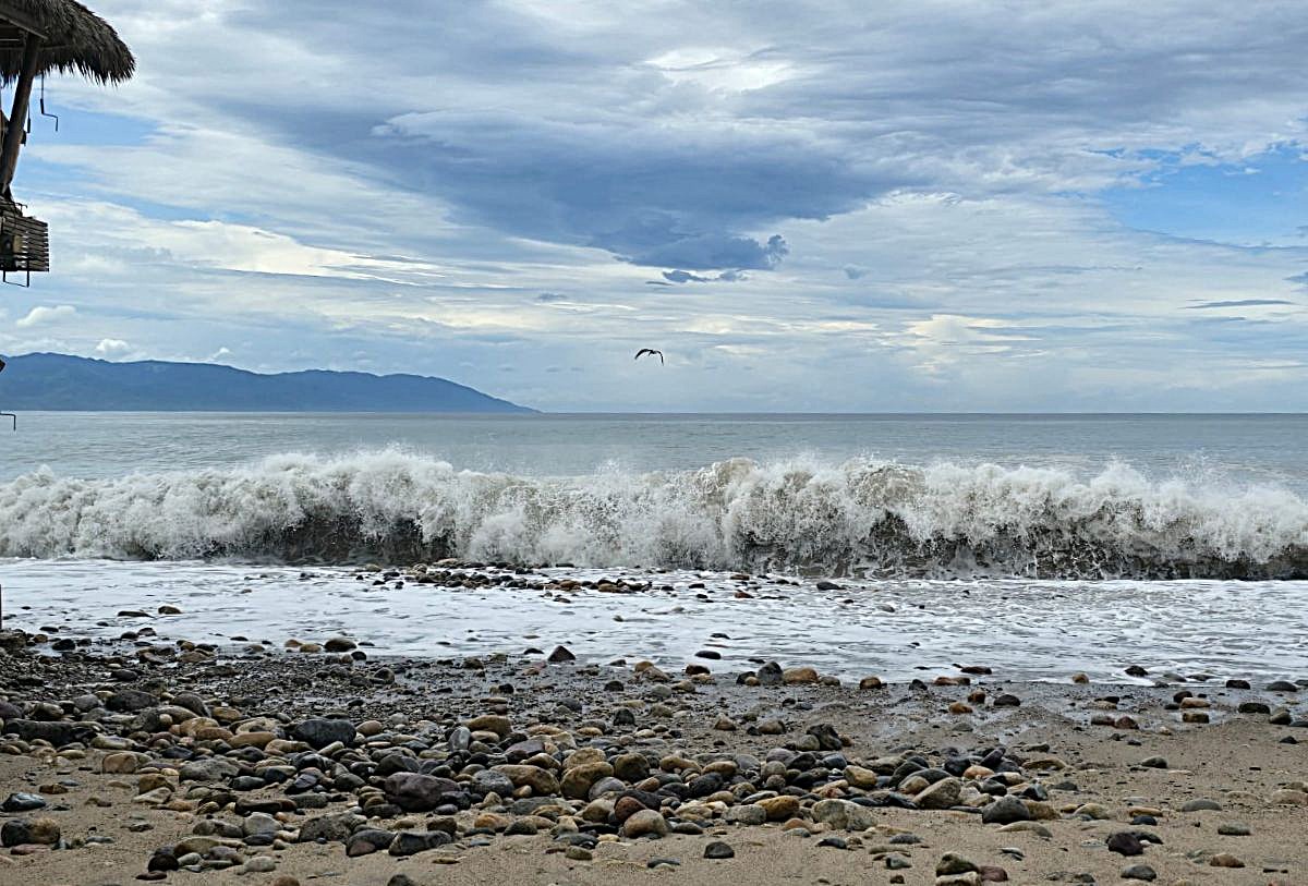 Mar de fondo en Puerto Vallarta