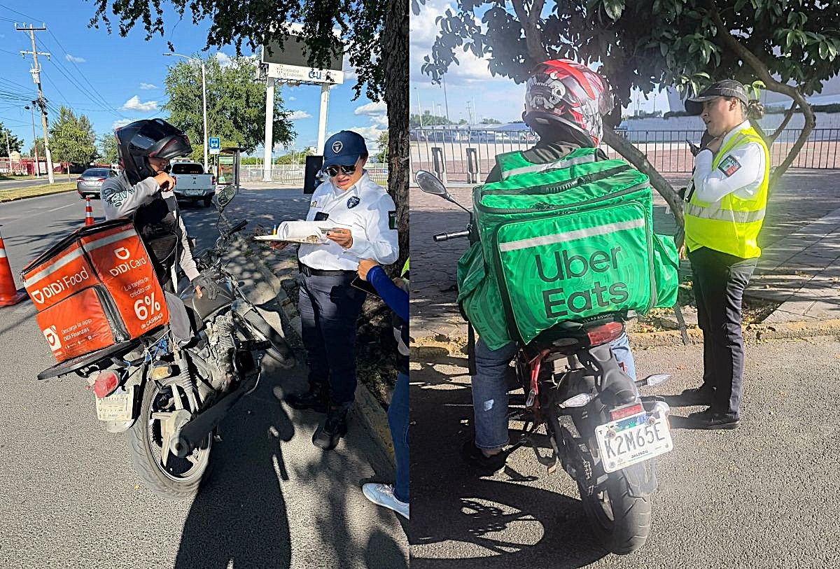 Uber y Didi hacen viajes en moto irregulares